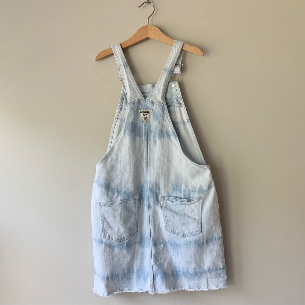 OshKosh B’gosh Denim Jean Tie Dye Overall Dress - Picture 3 of 6